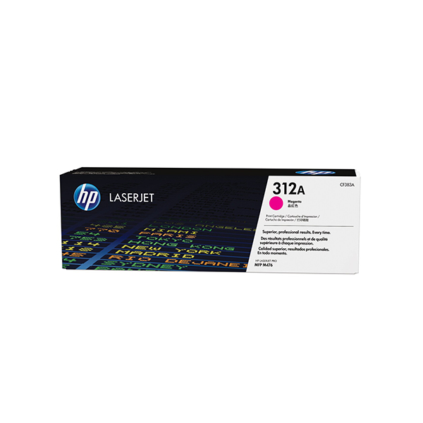 HP CF383A 原廠洋紅色碳粉匣 (312A)